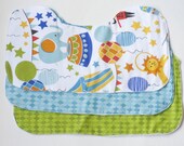 Burp Cloths Contoured, Set of 3 - Ringmaster