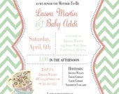 Tea Party Baby Shower Invitation