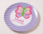 Personalized Melamine Plate - You Are Your Beautiful / Butterfly - Inspired Kids Collection Il_170x135
