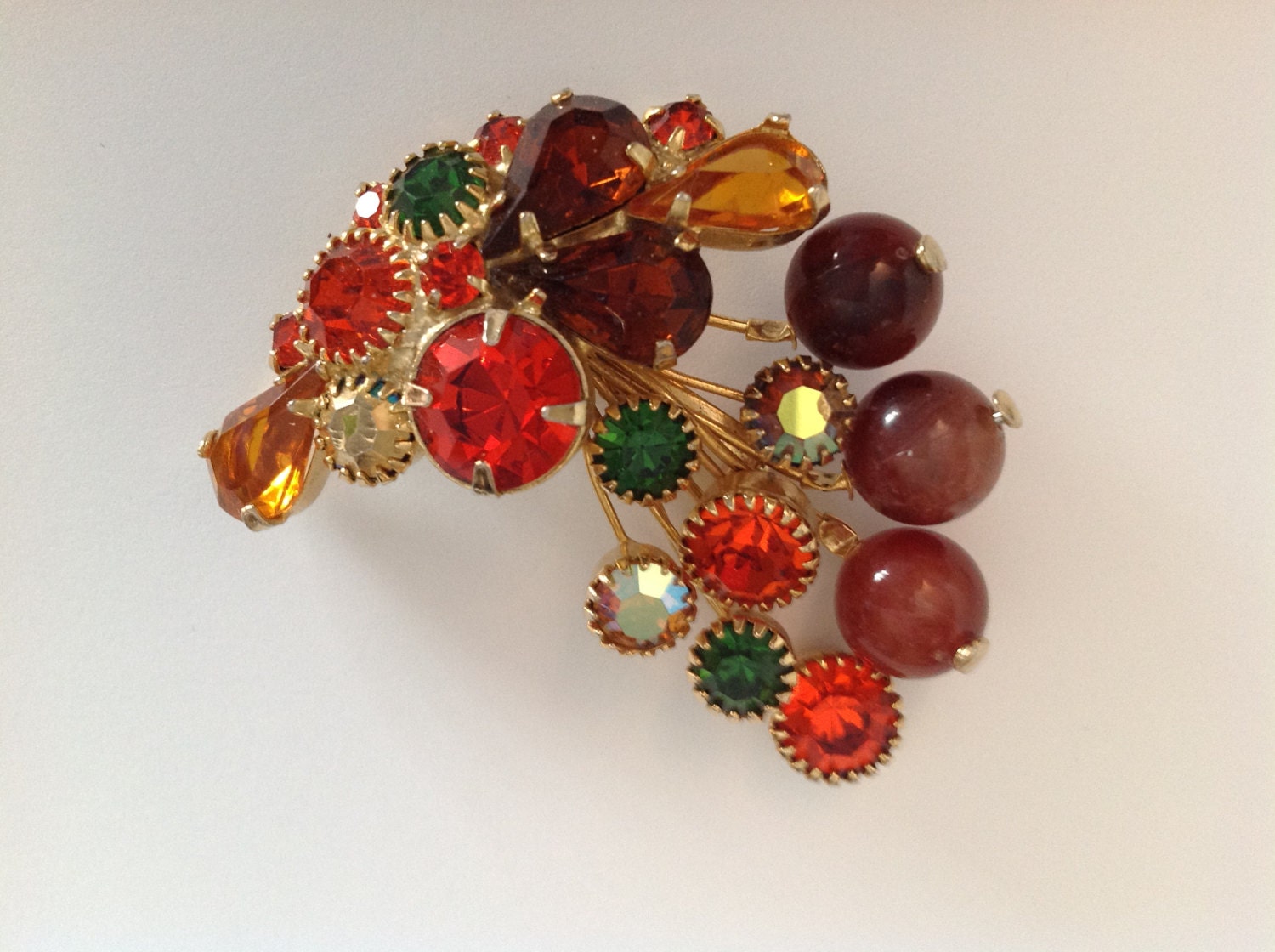 Vintage Autumn Brooch