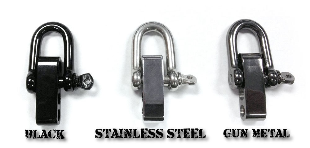 Adjustable Shackles for paracord bracelets