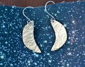 Crescent Moon Earrings, Waxing and Waning