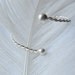 Silver Twist Cuff Bracelet With Ball Endings // Solid Sterling Silver // Great Gift For Her, Valentines, Bridesmaid, Anniversary