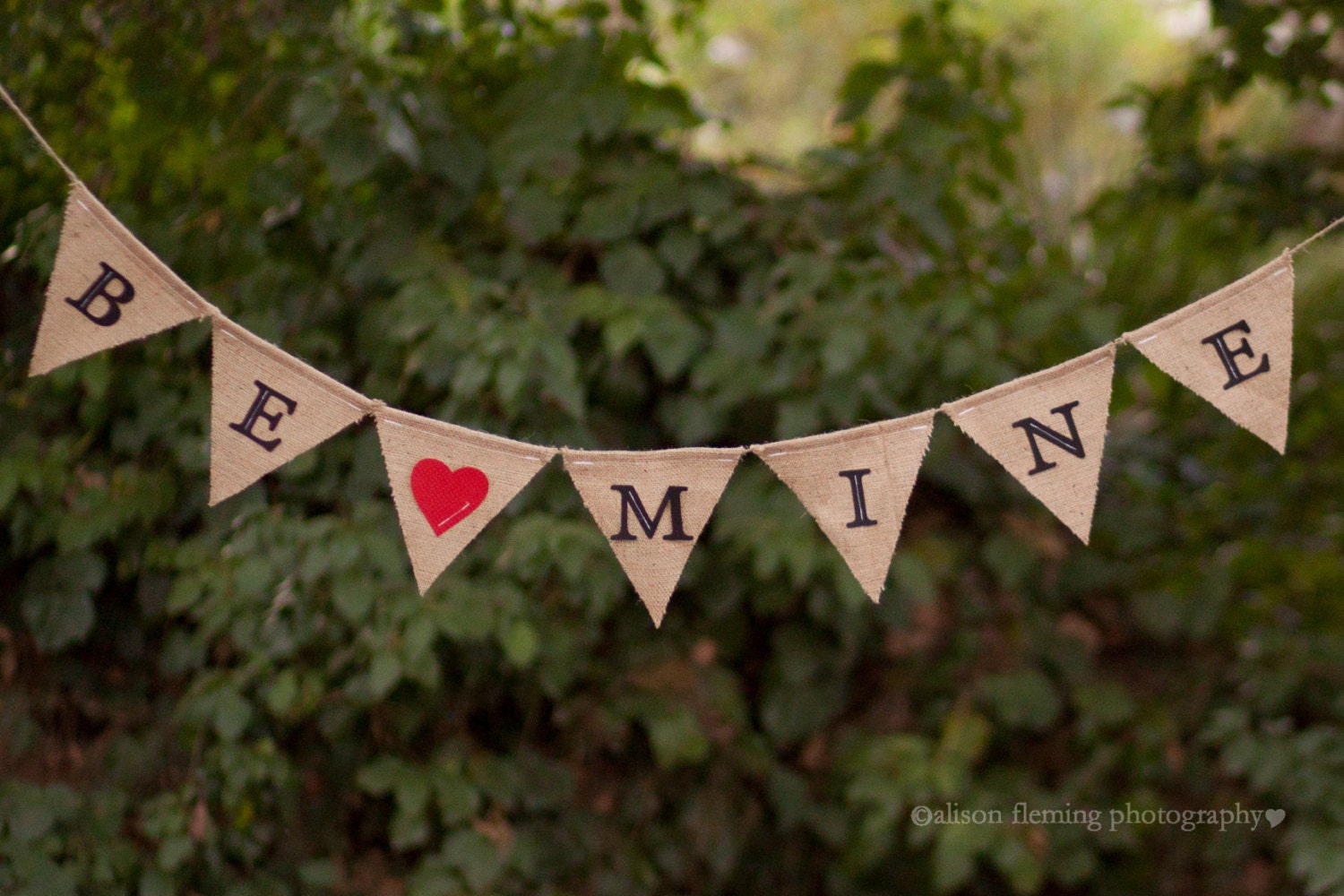 Custom Burlap Banner, Photo Prop