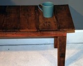 Simple Reclaimed Wood Bench