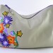 NEW - Painted Petals Leather Statement Clutch