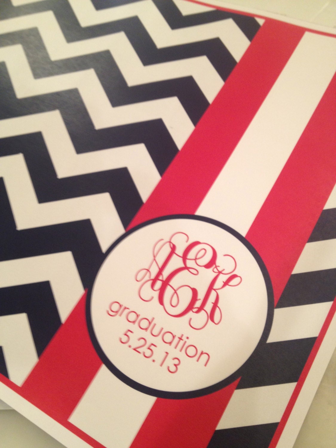 Personalized Graduation Placemats