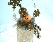 Vintage Salt Shaker Snowman