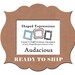 READY TO SHIP - 5x7 Audacious - unpainted picture frame
