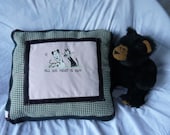 Pet Dog Cat Bed Repurposed Tee Shirt Bag AGain NOT FILLED