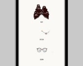 Ghostbusters - Limited Edition - 13x19 -ghostbusters, bill murray, movie poster, film, art, peter, egon, ray