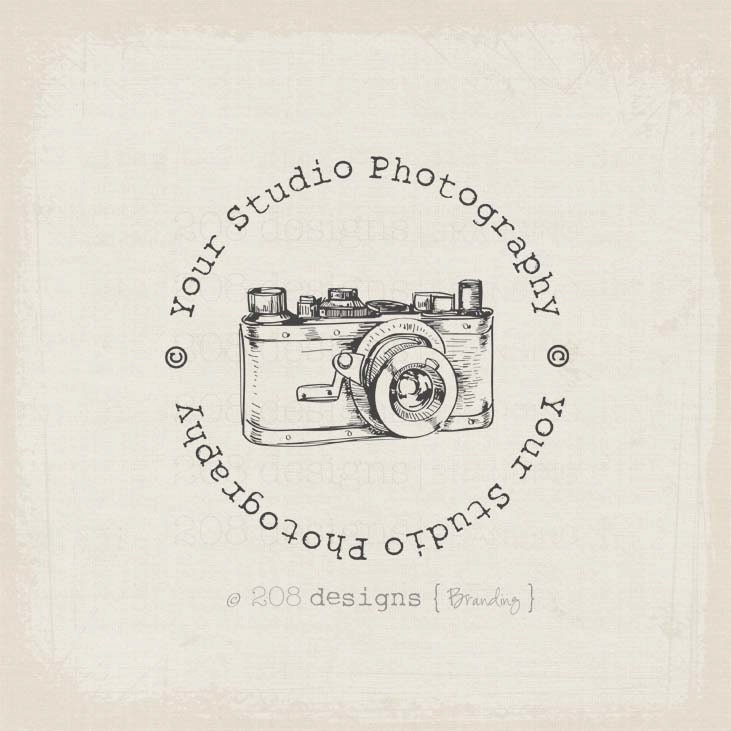 Premade Copyright Watermark - Photography - Vintage Camera (1259)