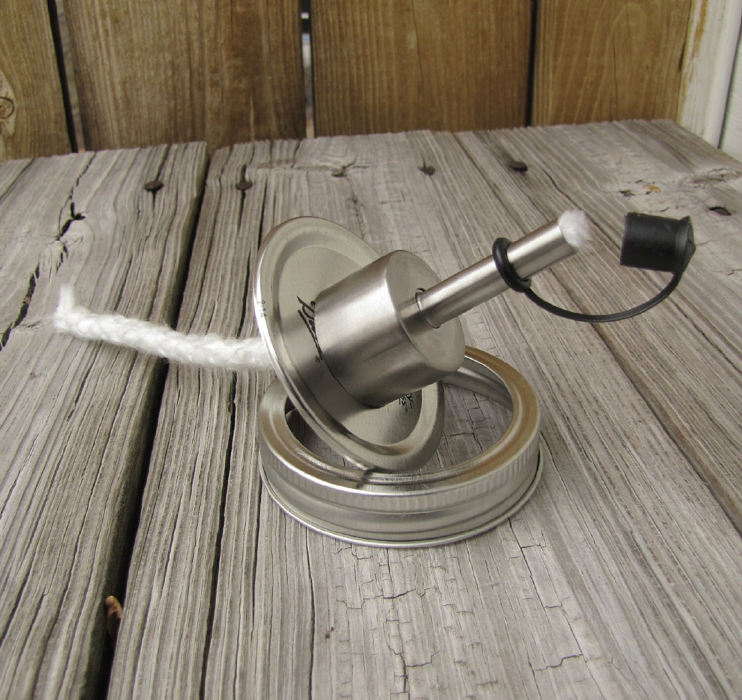 Items similar to DIY Mason Jar TIKI TORCH Oil Lamp Conversion Kit