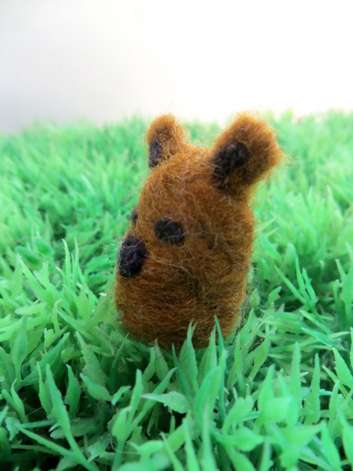 Charlie the Bear Super Mini Soft Felt Animal
