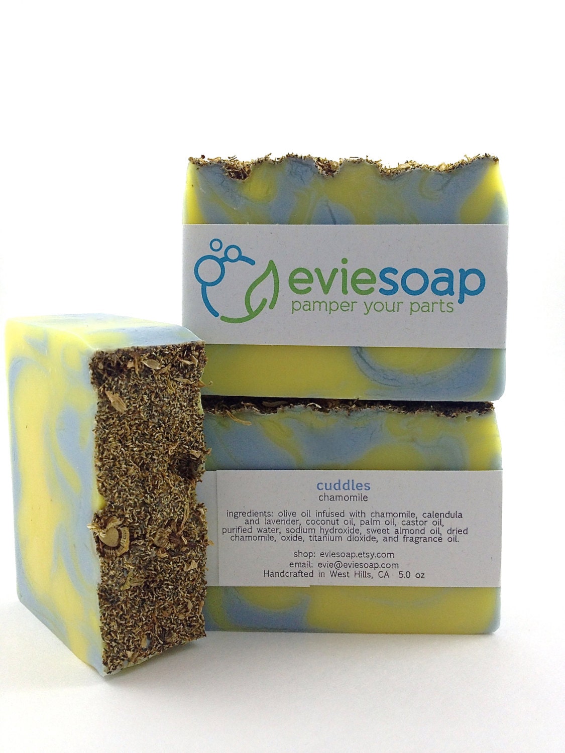 NEW: cuddles - Handcrafted Vegan Soap - chamomile