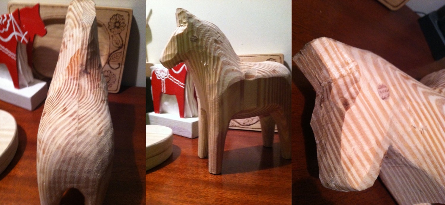 RESERVED FOR DISAN Swedish Dala Horse - Big 10.75" (25cm)