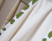 Organic Cotton & Bamboo Hooded Towel Set - Dr Suess - Lorax Truffula Trees
