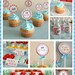 DIY PRINTABLE Invitation Card - Vintage Choo-Choo Train Birthday Party - PS802CA1a1