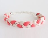 Womans headband, Coral headband, Boho headband, beige head bands, Hippie hair accessories, jersey headband. Fabric head bands.