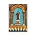 Religious Art Card, Altar Card, New Orleans Fine Art, Holy Card, Vintage Linen Postcard Effect