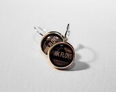 Pink Floyd Earrings, Epoxy Dome Dangles, Pink Floyd Silver tone Earrings, Dave Gilmore, Syd Barret, Roger Waters,Richard Wright,Syd Barrett