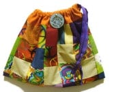 Peace, Love, Patchwork Drawstring Purse