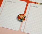 Journaling Cards & Badge Set Notebook Basic 8 - Love - Project Life - Scrapbooking