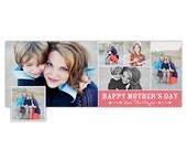INSTANT DOWNLOAD - Mother's Day Facebook timeline cover - Photoshop template - E808