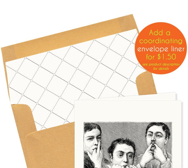 Envelope Liner - Coordinates with You Are An ORIGINAL Greeting Card