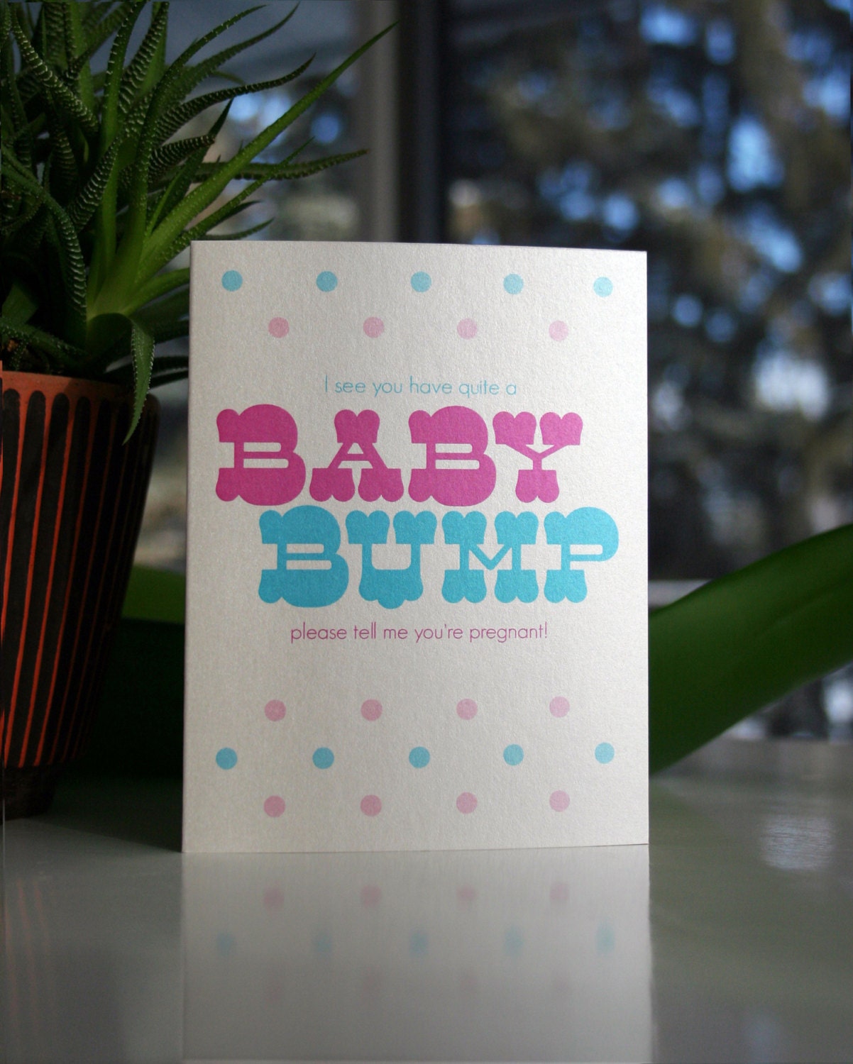 I See You Have Quite A Baby Bump - Funny Greeting Card - 12056