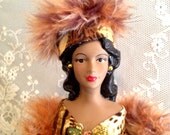 African American Doll - Black Doll - Art Doll - Handmade OOAK Doll - Scripture Doll - Animal Print Doll Free Personalization