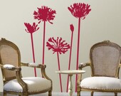 Vinyl Wall Decal Nature Design Wall Decals Wall stickers Nursery wall decal wall art- Flowers z029