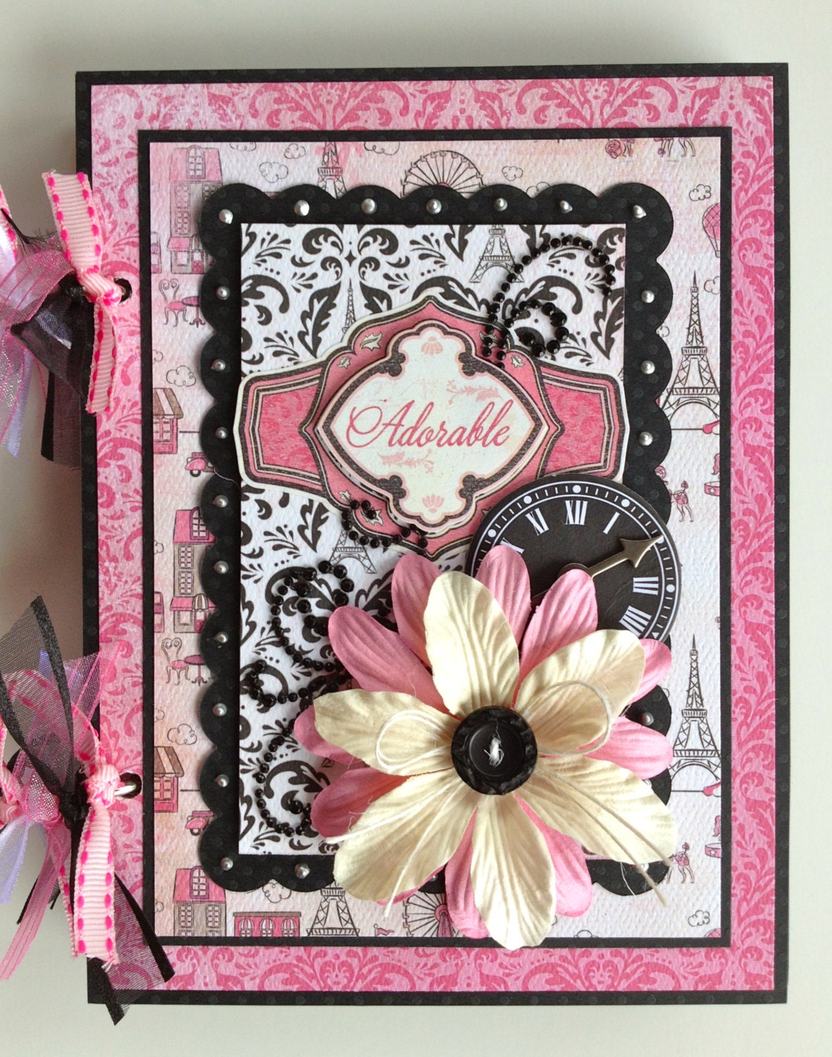 Scrapbook Mini Album Girl Daughter Gift