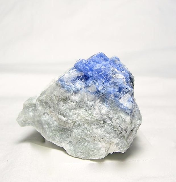 Very Rare Carletonite Cornflower Blue Crystals Mineral Specimen