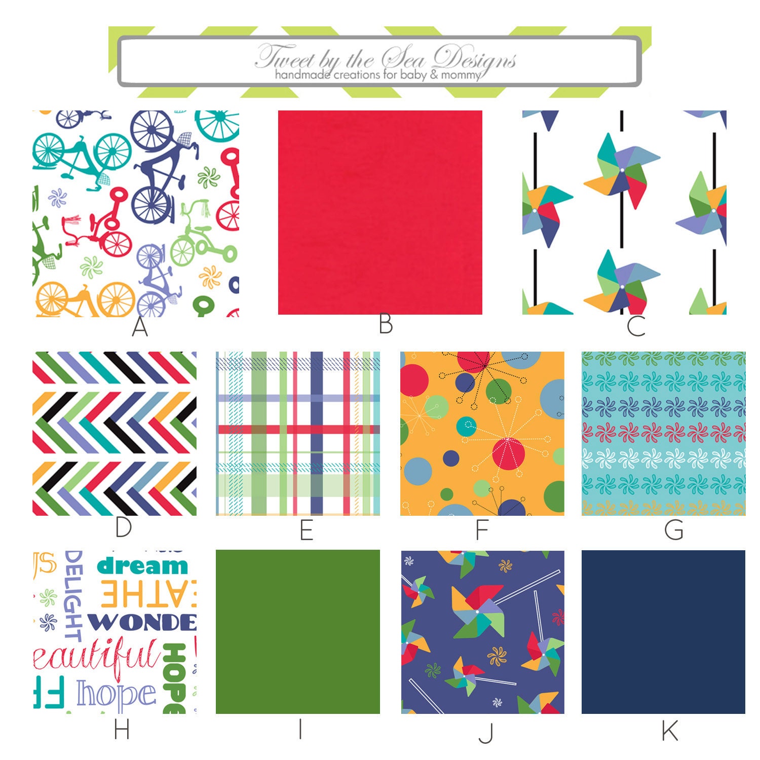Custom 4 piece Nursery Set (Bumper Pads, Crib Sheet, Crib Skirt, and Changing Pad Cover in Bikes & Trikes)