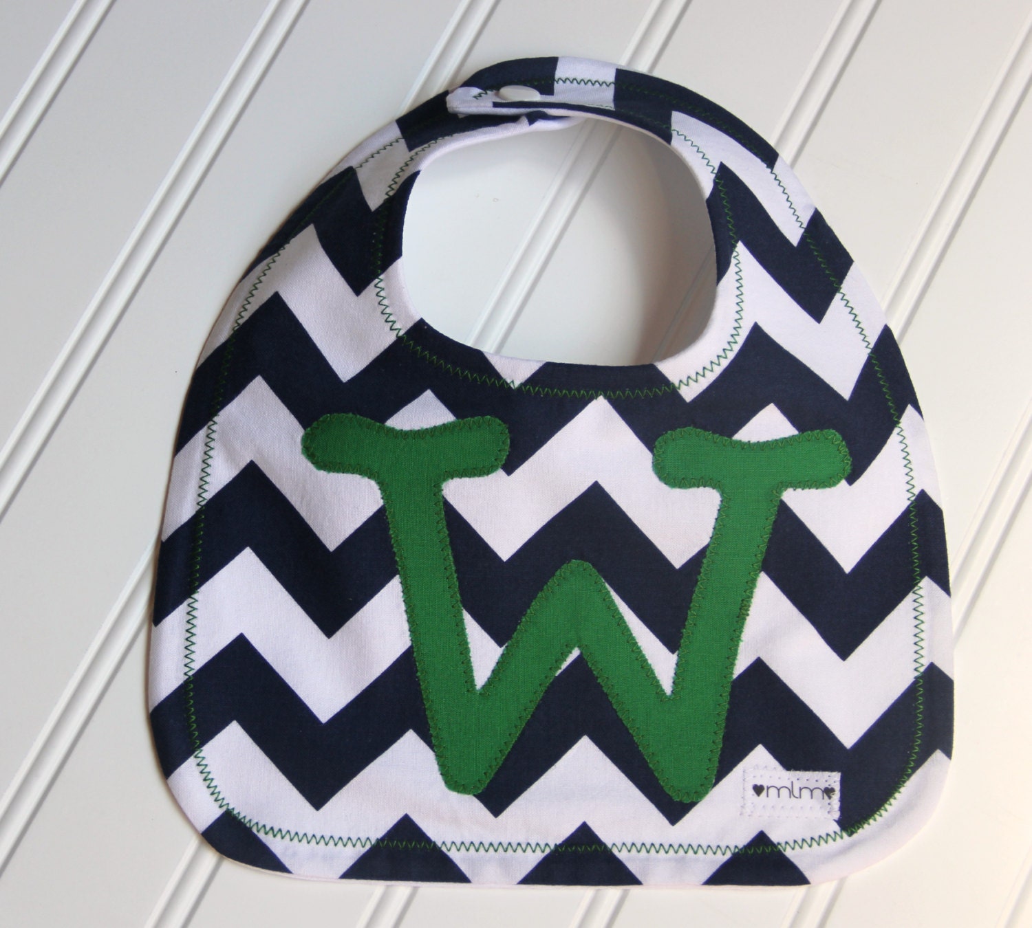 Chevron Bib Monogrammed, Personalized Bib, Chevron Stripe Bib, Waterproof Bib, Custom Bib, Monogrammed Bib