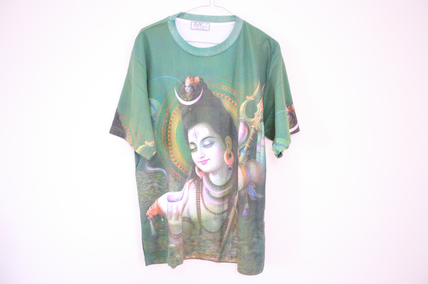 90s Hindu Lord Shiva Print Tee - Unisex