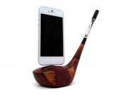 Vintage Wooden Golf Club iPhone 5 Dock