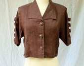 Ladder Sleeve Crop Top