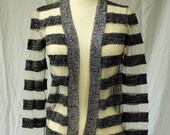 See-Thru Striped Cardigan
