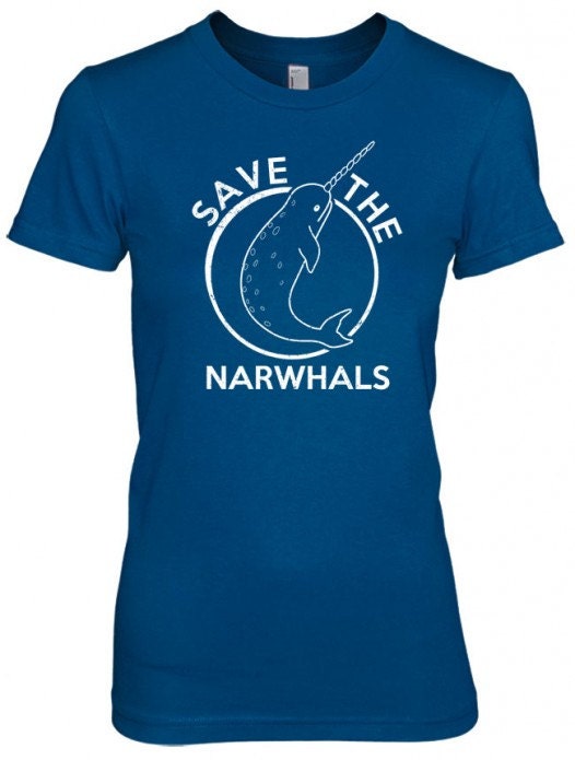 funny shirt Narwhal t shirt S-4XL