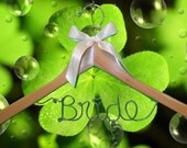 Hanger one Line, Personalized Custom Bridal Hanger, Brides Hanger, Bride, Name Hanger, Wedding Hanger, Personalized Bridal Gift