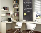 BIG 24" X 40" Chalkboard vinyl decal - Make Your Own Chalkboard Area - Cut It To Any Shape Or Size You Need - ID413