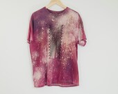 CHROME WINDOWS Tee / Galaxy Geometric Print / Screenprinted DIY Handmade Tee