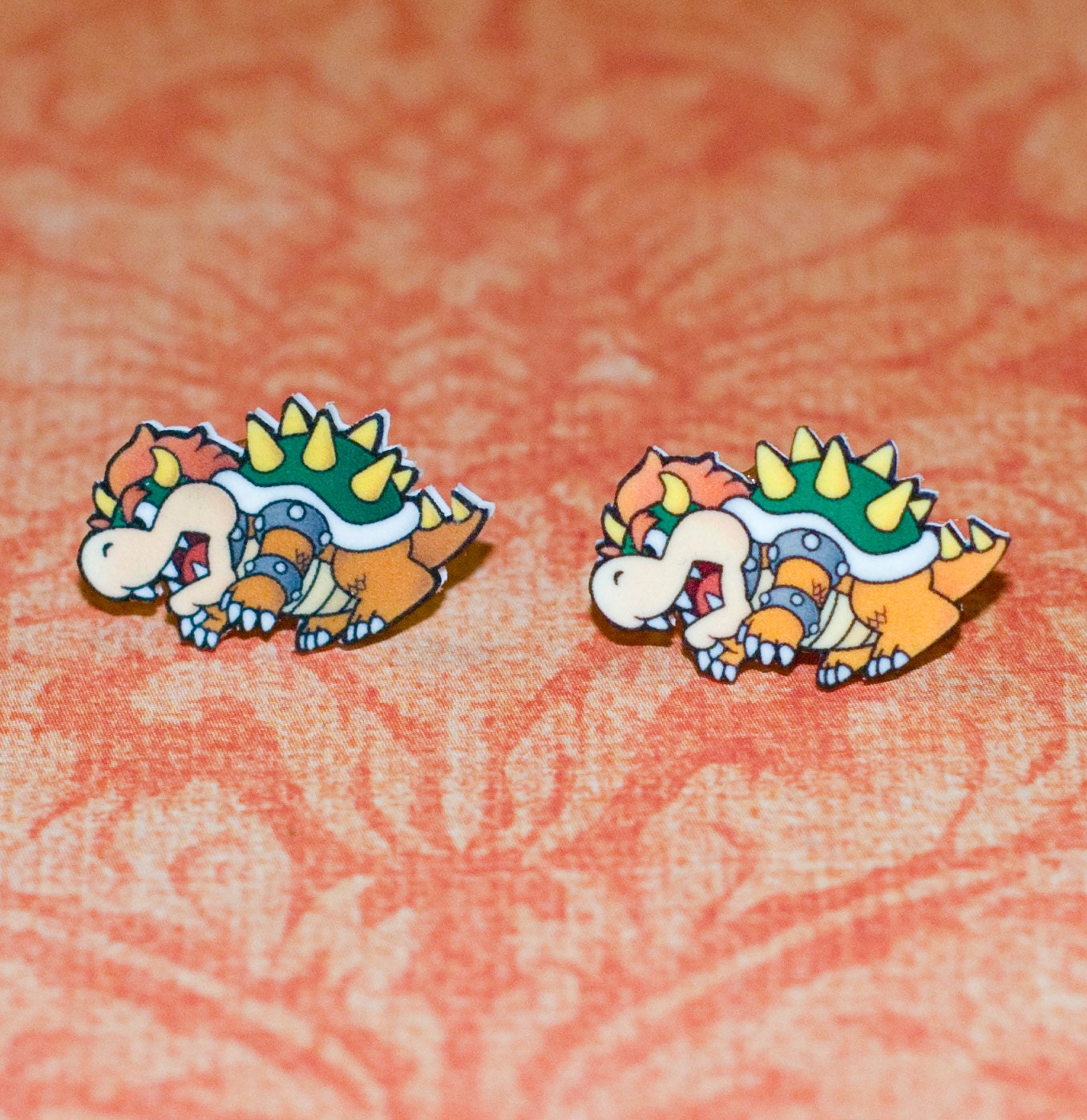 Mario Bowser Earrings