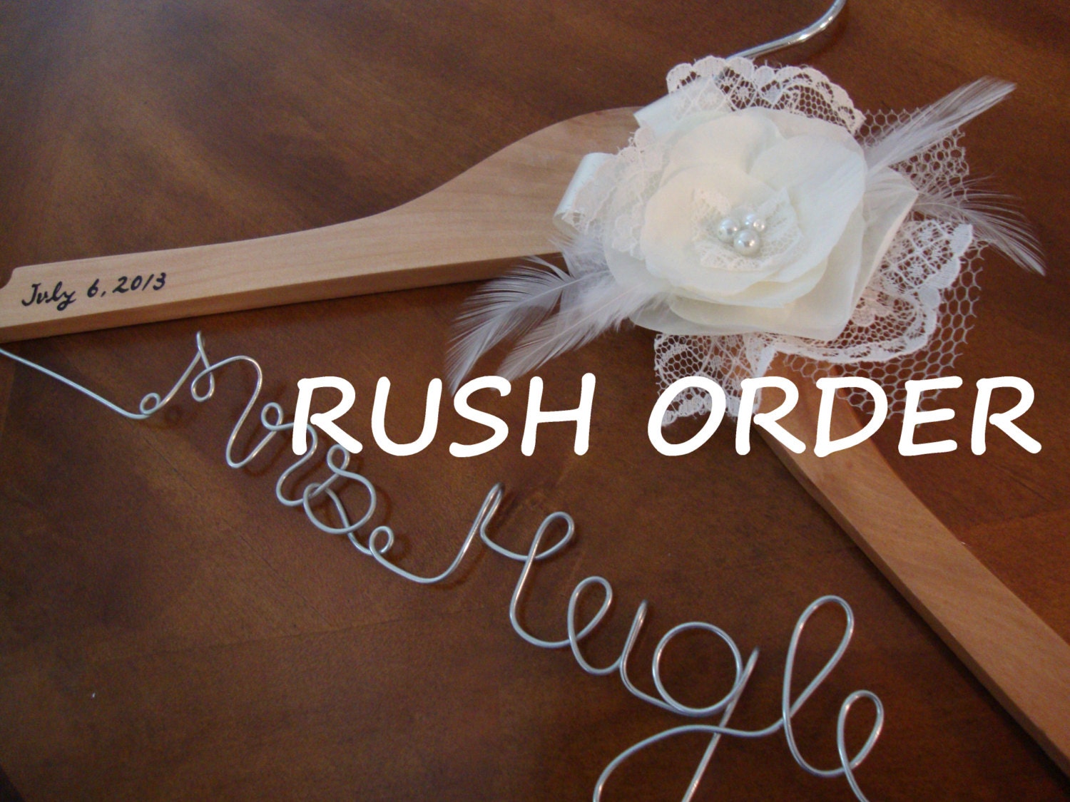RUSH ORDER listing---Wedding Hanger, Brides Hanger, Name Hanger, Wedding Hanger, Personalized Bridal Gift, Bride gift ideas,Dress hanger