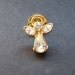 Rhinestone Crystal Guardian Angel Fashion Tack Pin