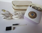 Vintage Lady Norelco Electric Shaver with brush and case