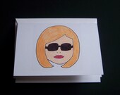 ADULT HUMOR You're Awesome Note Card: Female