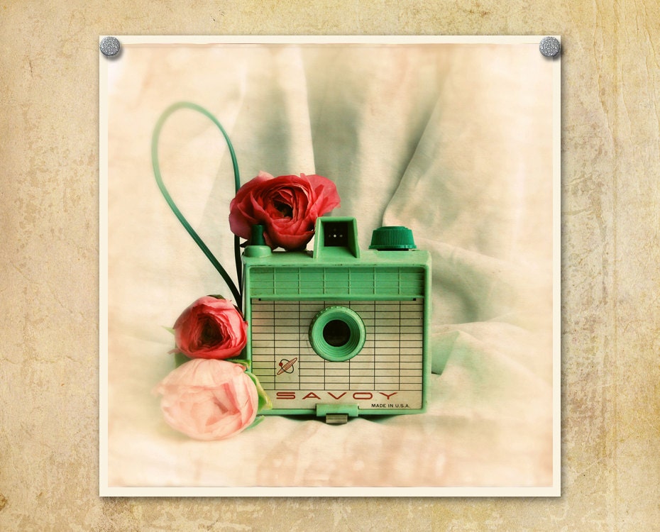 Vintage Camera Photo Imperial Savoy--Fine Art Lomography Print 8x8